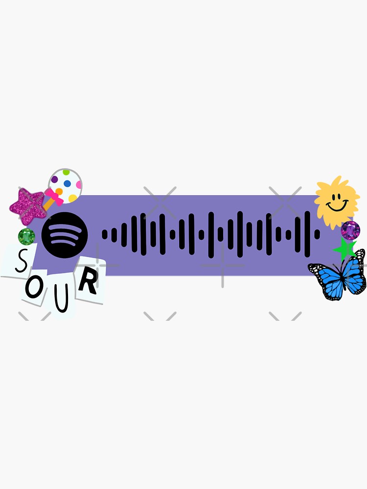 Sour olivia rodrigo - album spotify scan by Jeandabean