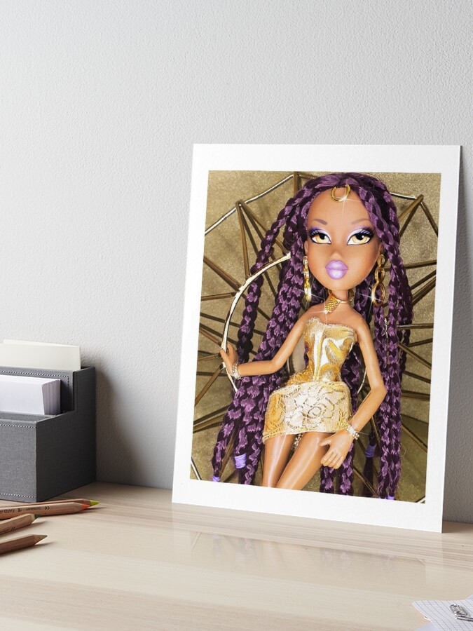 Bratz Sasha Purple Hair (@bratz.blush) Poster for Sale by bratzblush