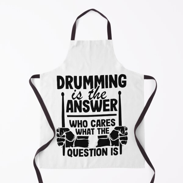 Item preview, Drumming Is The Answer Drummer Gift Drums Funny designed and sold by Stronzi.