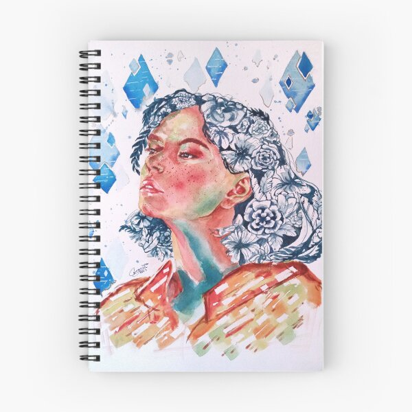 Item preview, "Finale" - Watercolor Portrait (with bg ver.) designed and sold by Czartistic.