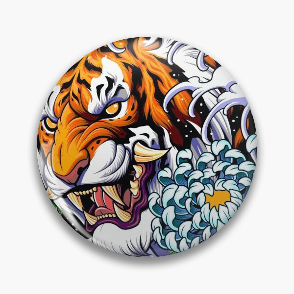 Item preview,  Japanese Tiger Tattoo Art designed and sold by TammiPrez.
