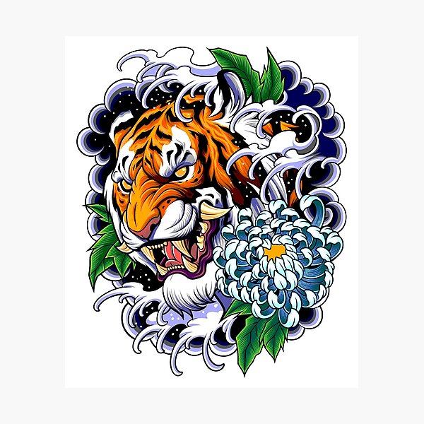 Japanese Tiger Tattoo Idea  BlackInk