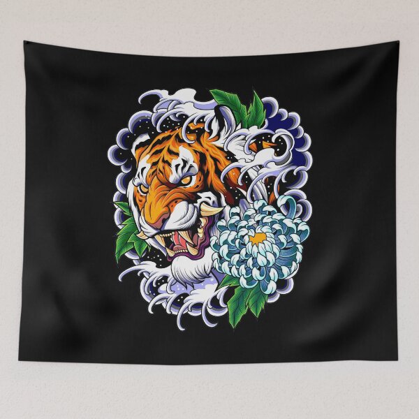 Item preview,  Japanese Tiger Tattoo Art designed and sold by TammiPrez.