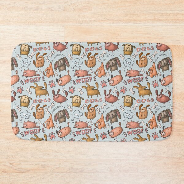 Item preview, Cute Dog Awoo Woof Pattern - funny pet designed and sold by DebbisPalette.