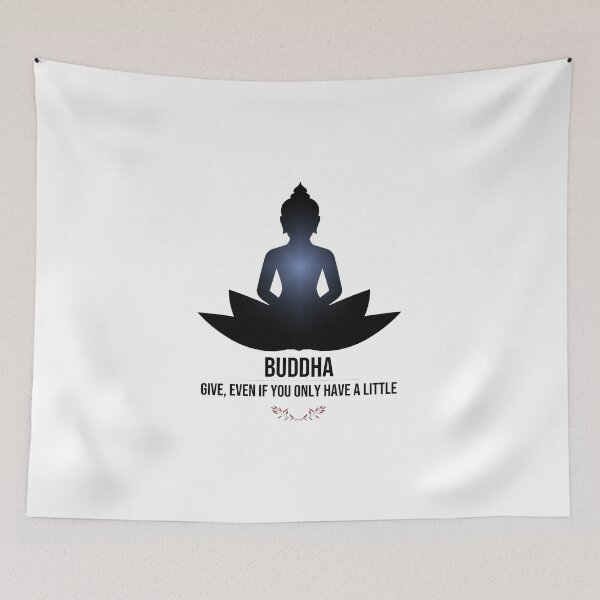 Item preview, Buddha Says Give Even If You Only Have A Little Spiritual Meditation Yoga Gift designed and sold by Digital Lama Creations.