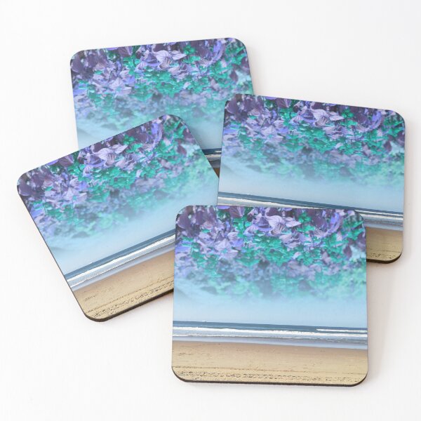 Item preview, Durban beach flowered blue  designed and sold by Weather gifts .