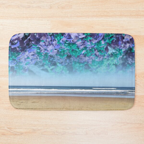 Item preview, Durban beach flowered blue  designed and sold by Weather gifts .