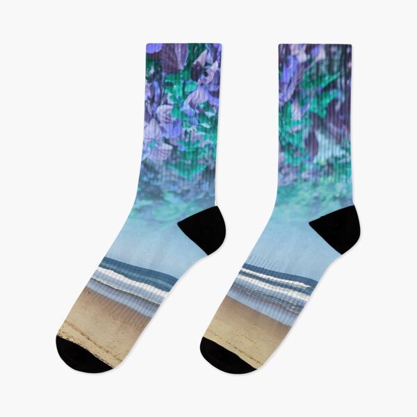 Item preview, Durban beach flowered blue  designed and sold by Weather gifts .