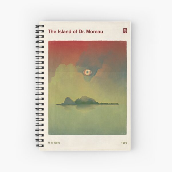Item preview, The Island of Dr. Moreau, Science Fiction Art for Bookworms designed and sold by RedHillPrints.