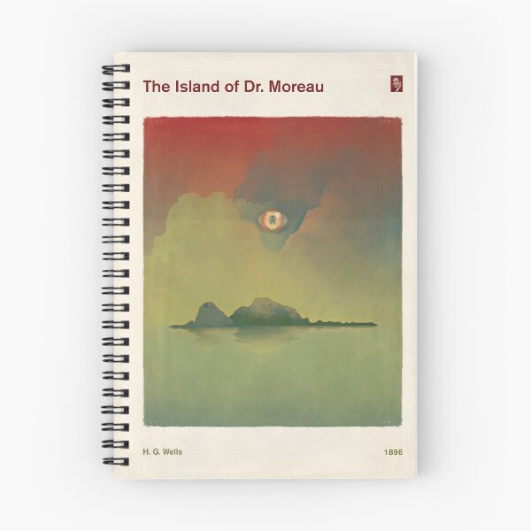 Item preview, The Island of Dr. Moreau, Science Fiction Art for Bookworms designed and sold by RedHillPrints.