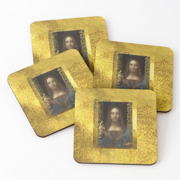 Item preview, Leonardo Da Vinci's Salvator Mundi (by ACCI) Gold designed and sold by VanyssaGraphics.