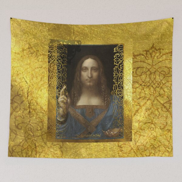 Item preview, Leonardo Da Vinci's Salvator Mundi (by ACCI) Gold designed and sold by VanyssaGraphics.