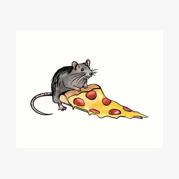 Artikel-Vorschau von Pizza Rat, designt und verkauft von Kalepanic.