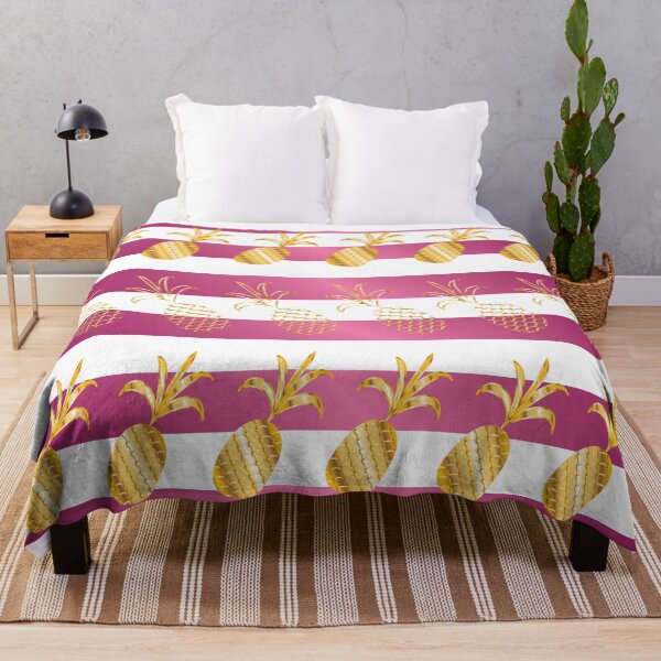 Item preview, Golden pineapple pattern designed and sold by FunnyChameleon.