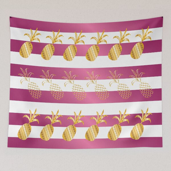 Item preview, Golden pineapple pattern designed and sold by FunnyChameleon.