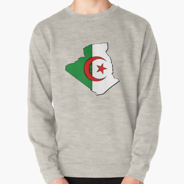 Algeria Grunge Style Flag - Kids Hoodie Algiers Flag Country Algerie Dinar