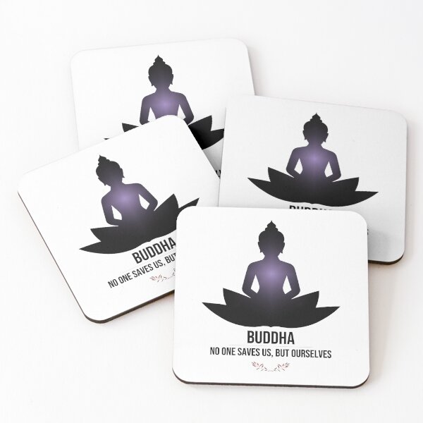 Item preview, Buddha Says No One Saves Us But Ourselves Spiritual Meditation Yoga Gift designed and sold by Digital Lama Creations.