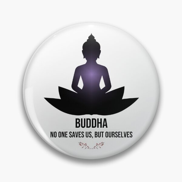 Item preview, Buddha Says No One Saves Us But Ourselves Spiritual Meditation Yoga Gift designed and sold by Digital Lama Creations.