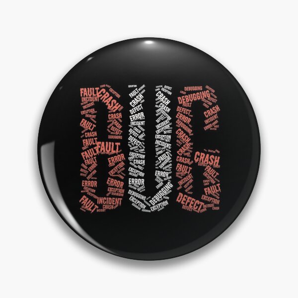 Item preview, BUG - word cloud (dark) designed and sold by topgift.