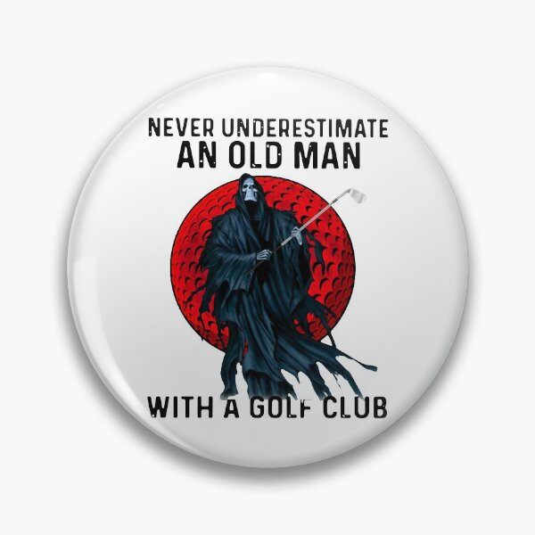 Item preview, GHOST OLD MAN WITH A GOLF CLUB designed and sold by Princez21.