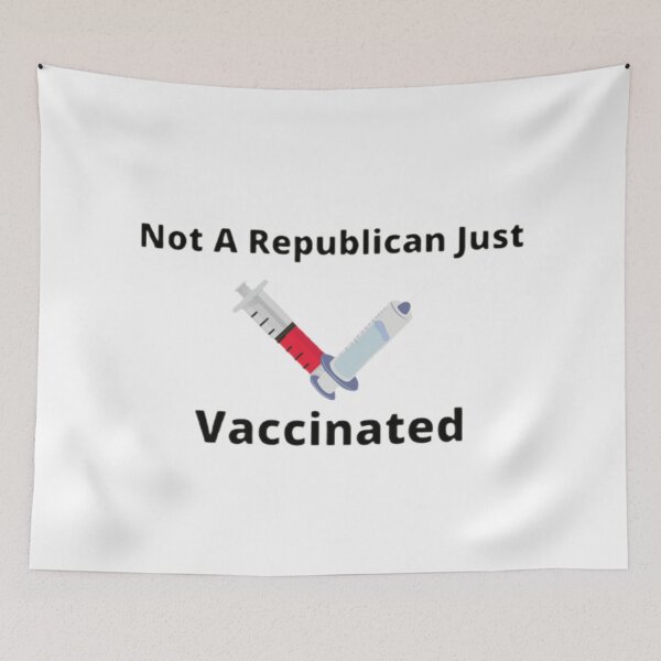 Item preview, Not a republican just vaccinated design designed and sold by Life-chang.