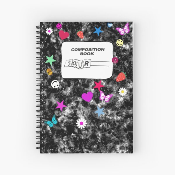Olivia Rodrigo Sour Album  Spiral Notebook