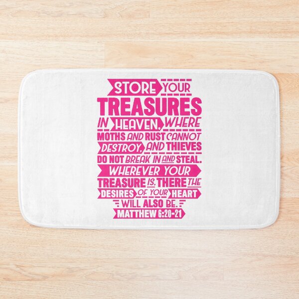 Item preview, Matthew 6:20-21 designed and sold by plushism.