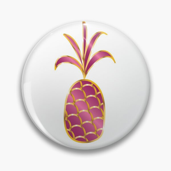 Item preview, Golden pineapple pattern designed and sold by FunnyChameleon.
