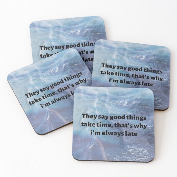 Item preview,  I'm always late designed and sold by Beeroclock.