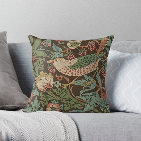William Morris Voleur de fraises Coussin