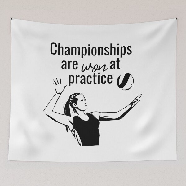 Item preview, Motivational Volleyball girl quote designed and sold by RaquelDeneth.