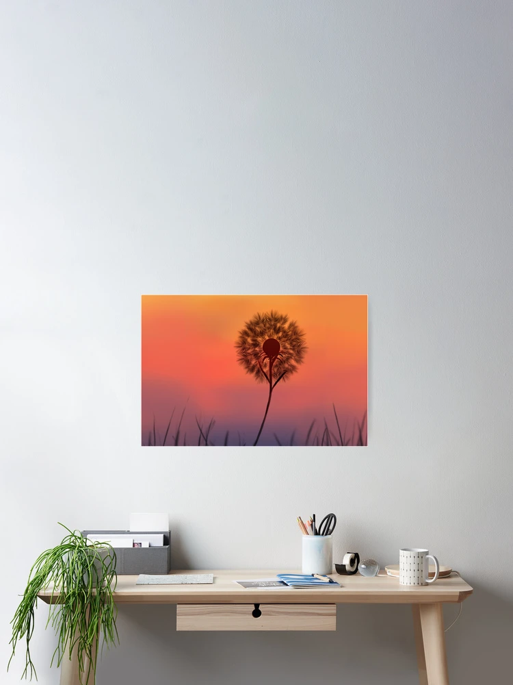 Thumbnail 2 of 3, Poster, Dandelion designed and sold by Rangaurpani.