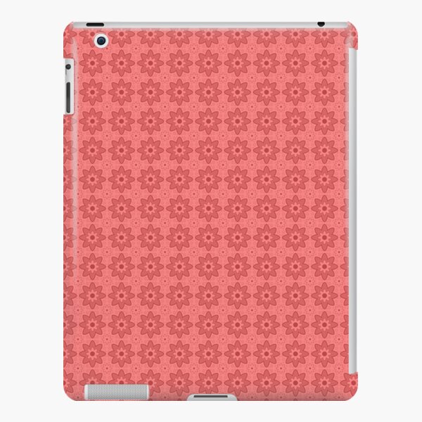 Floral Spiral Red iPad Snap Case