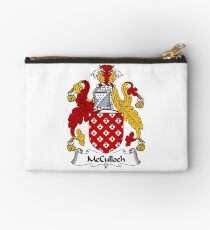 McCulloch Coat of Arms / McCulloch Family Crest Zipper Pouch