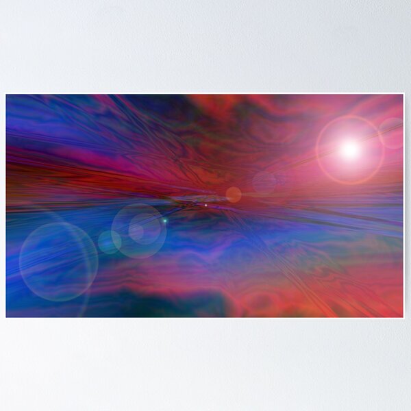 Alien Sunrise Poster