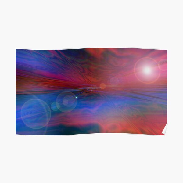 Alien Sunrise Poster
