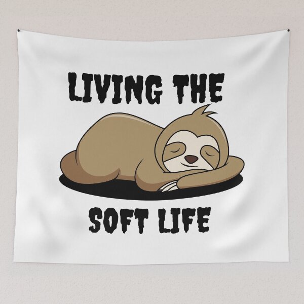 Item preview, Living the soft life designed and sold by Qandy.