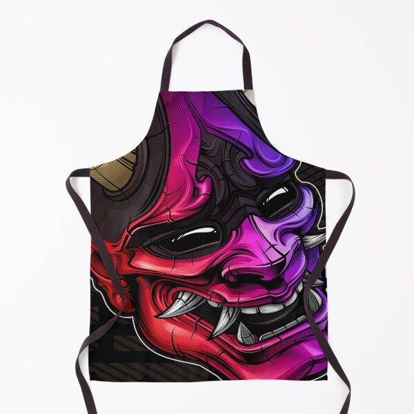 Item preview, Color portrait of a Japanese hannya mask designed and sold by Volonoff.