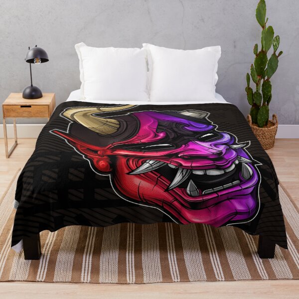 Item preview, Color portrait of a Japanese hannya mask designed and sold by Volonoff.