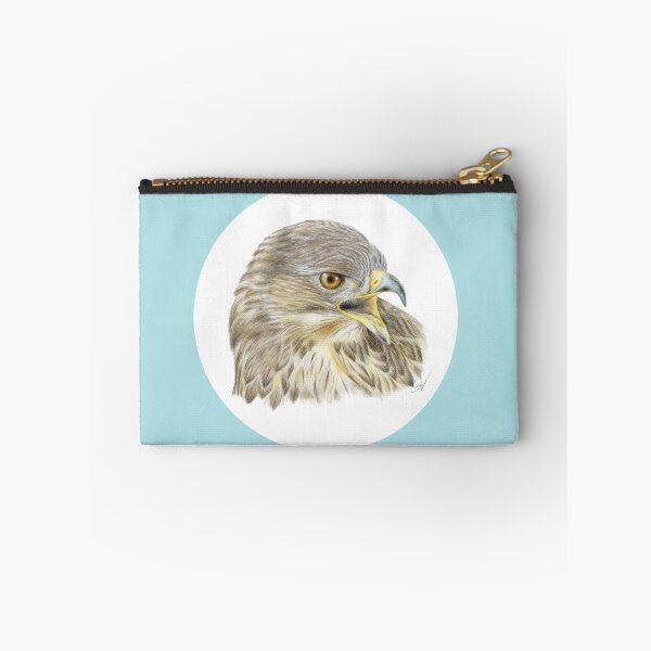 Item preview, Buzzard Coloured Pencil Drawing (light blue) designed and sold by SandraWarmerdam.