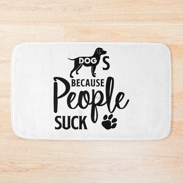 Item preview, Dogs because people suck dog lover funny vintage designed and sold by nbakash.