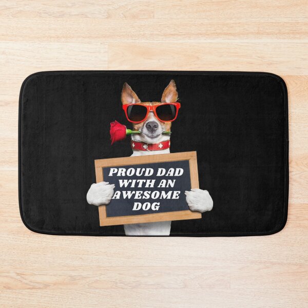 Item preview, Proud dad with an Awesome dog designed and sold by Safricdietz.