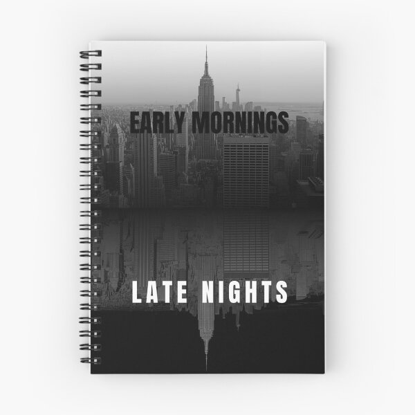 Item preview, Oficina 'Early Mornings Late Nights', Emprendedores y Motivación Empresarial designed and sold by DailyDrive.