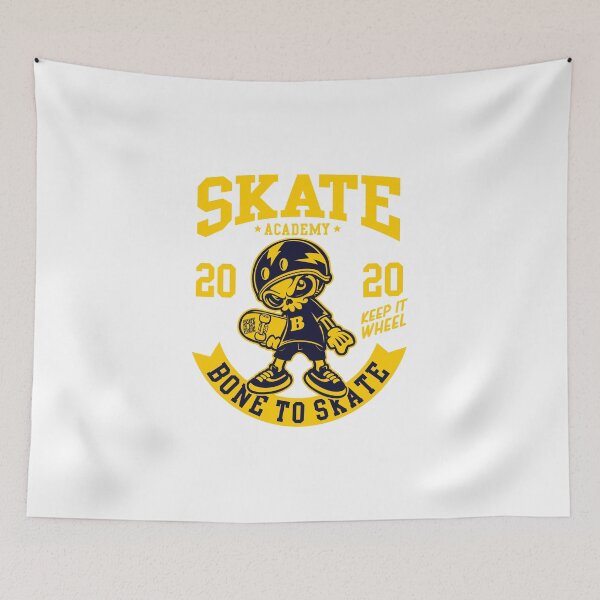 Item preview, Bone to Skate Skull Design designed and sold by boopsblunt.
