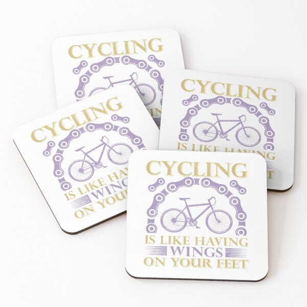 Item preview, Cycling is like having wings on your feet designed and sold by digoarpi.