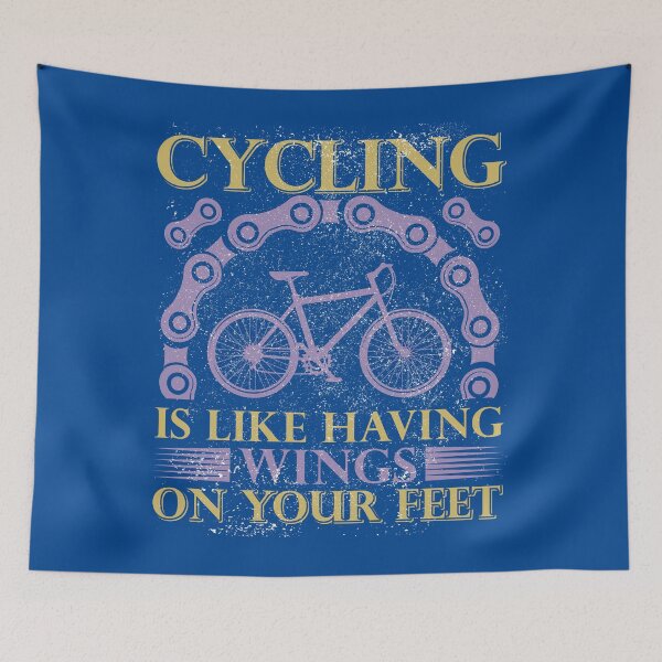 Item preview, Cycling is like having wings on your feet designed and sold by digoarpi.