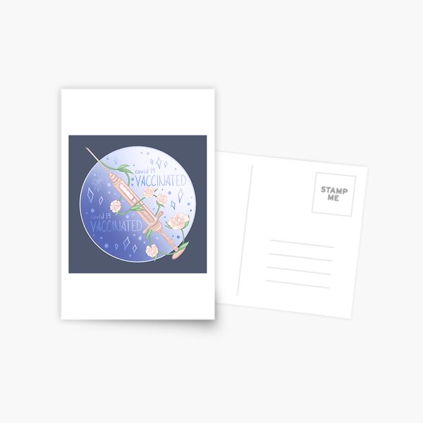 Covid-19 Vaccinated Postcard