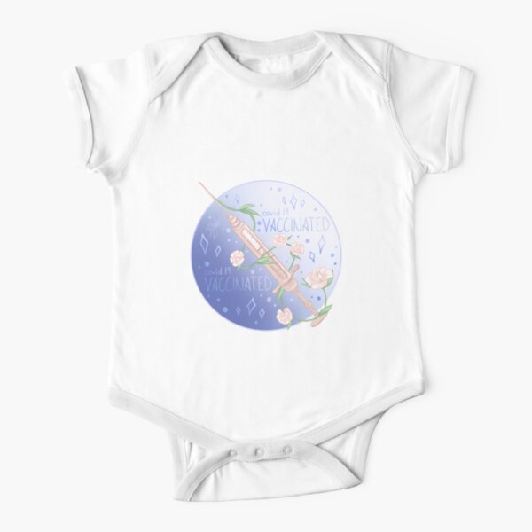 Covid-19 Vaccinated Short Sleeve Baby One-Piece