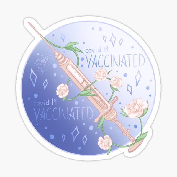 Covid-19 Vaccinated Sticker