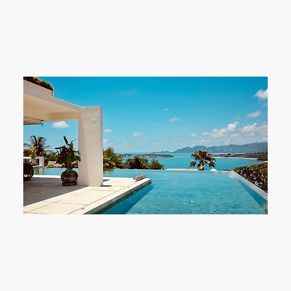 Item preview, Luxury Ocean Front Pool  designed and sold by newburyboutique.